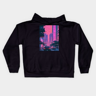 Retrowave vintage Tokyo Kids Hoodie